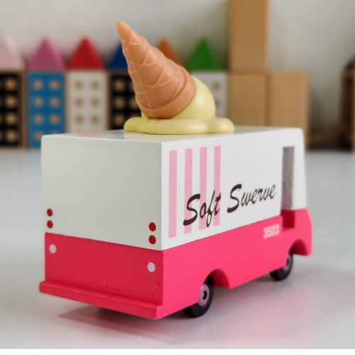 캔디랩토이즈 아이스크림 밴 푸드트럭 교통놀이 미니카 자동차 장난감 교구