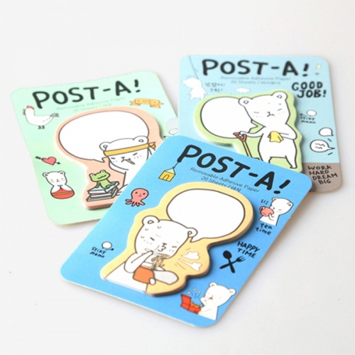 [만들기대장]말주머니 점착메모지(3종 택1)