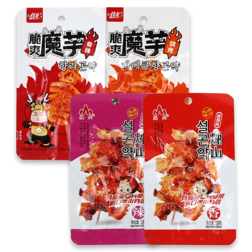 설곤약 향라곤약 마라맛 향라맛 바베큐맛 중국간식 마라곤약 20개세트