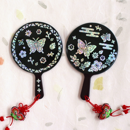 전통 자개 손거울 1set