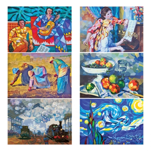 폴리곤 아트 세계명화시리즈