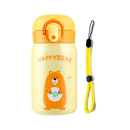 해피베어 원터치 보온보냉병 250ml - 핑크/블루/그린/옐로우