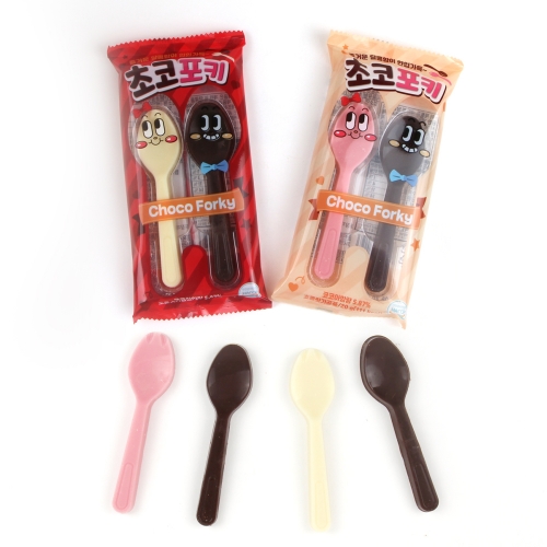 딸기초콜릿 초코포키 스푼초코 우유에녹여먹는 초콜릿 16개세트