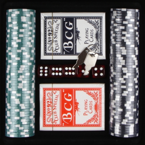 포커칩 세트 올인원 블랙잭 카드게임놀이 칩 100p 트럼프 보드게임