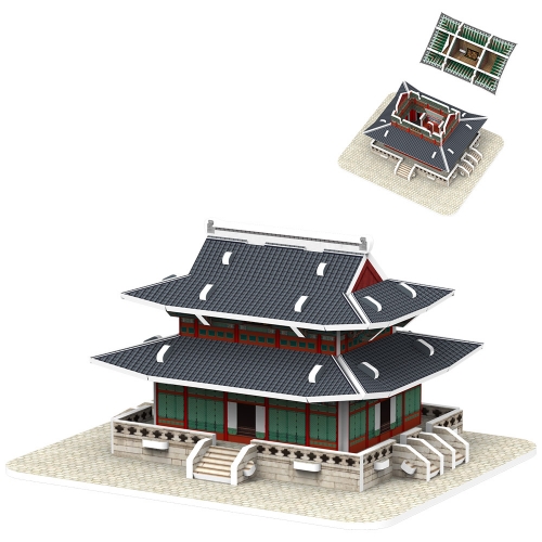 [Maskot Almacen] 한국사 3D 입체퍼즐 만들기 (경복궁 근정전)