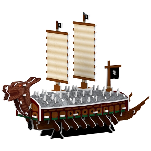 [Maskot Almacen] 한국사 3D 입체퍼즐 만들기 (거북선)