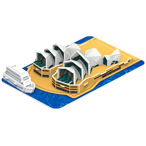 [Maskot Almacen] 미니 세계유명건축물 3D입체퍼즐 만들기 (시드니 오페라 하우스)