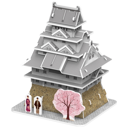 [Maskot Almacen] 미니 세계유명건축물 3D입체퍼즐 만들기 (히메지성)