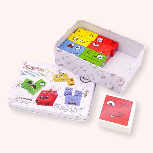 페이스 체인지 큐브 얼굴 표정 맞추기 게임 보드게임 순발력게임 루빅큐브