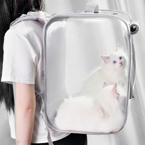 [Maskot Almacen] 반려동물 이동가방 ( TRENDY 투명캡슐 백팩 )