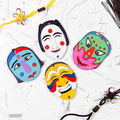 팬시우드 전통 탈 만들기