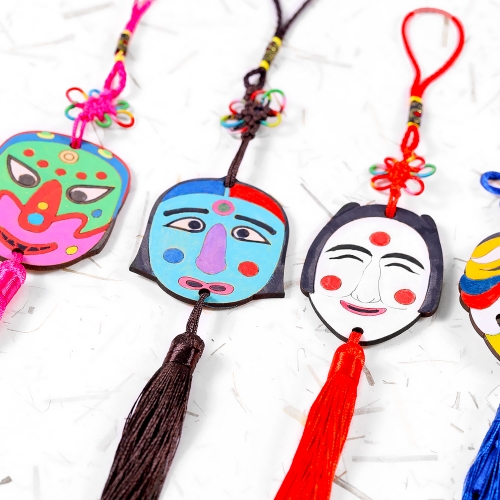 팬시우드 전통 탈 만들기