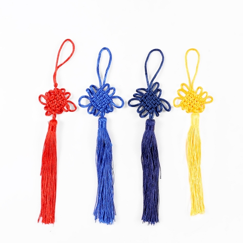 국화 매듭 노리개 4개입 세트