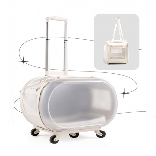 [Maskot Almacen] 반려동물 이동가방 ( TRENDY 무빙트롤리+캐리백 )