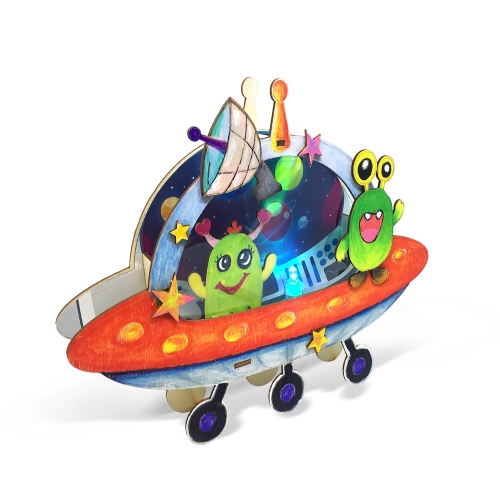 만들기 LED 비행접시 무드등