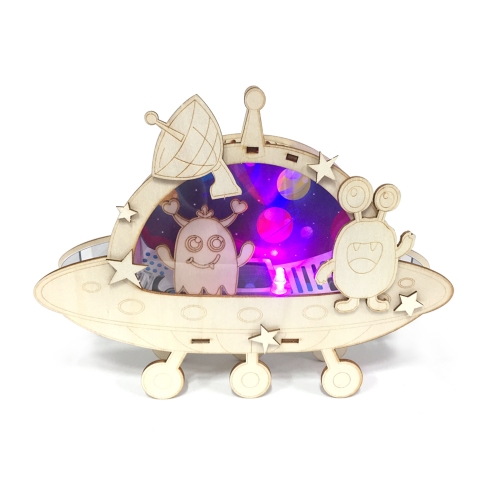 만들기 LED 비행접시 무드등