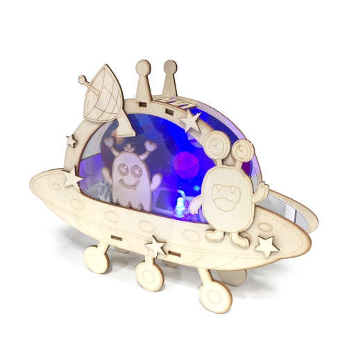 만들기 LED 비행접시 무드등