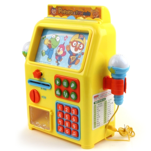 뽀로로 코인 노래방 어린이 학습 완구 동요 장난감마이크