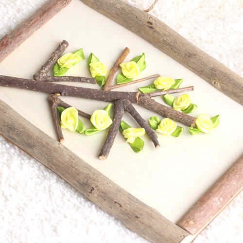 봄꽃 나무 액자 만들기