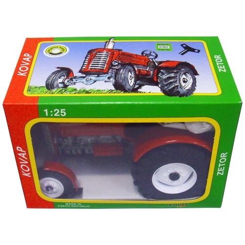 [Maskot Almacen] 유럽감성 틴토이(ZETOR 50 SUPER Tractor  red)