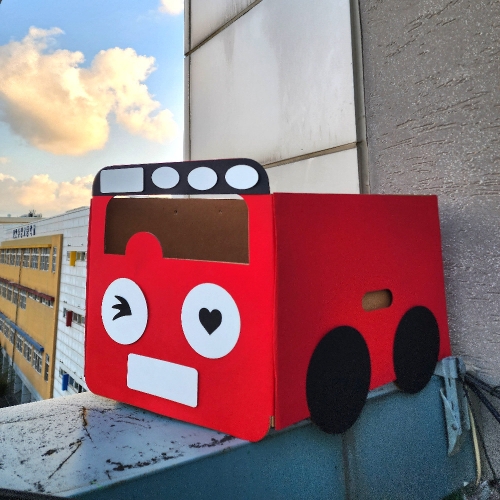 조립식 종이 박스 자동차 만들기 교통 놀이 DIY 키트