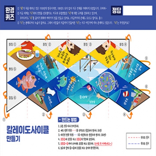 [오즈하우스] 플라스틱여행 - 칼레이도사이클만들기