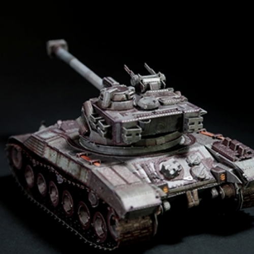 [Maskot Almacen] 메탈 아트 조립 모델 (바티놀 샤티옹 탱크)