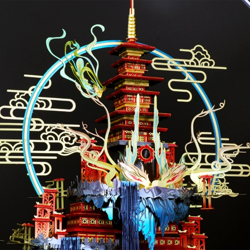 [Maskot Almacen] 메탈 아트 조립 모델 (천국의 도시)