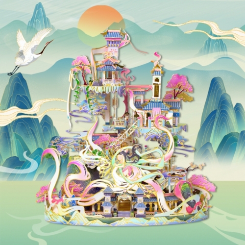 [Maskot Almacen] 메탈 아트 조립 모델 (여우선녀의 집)