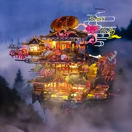 [Maskot Almacen] 메탈 아트 조립 모델 (월하신선의 집)