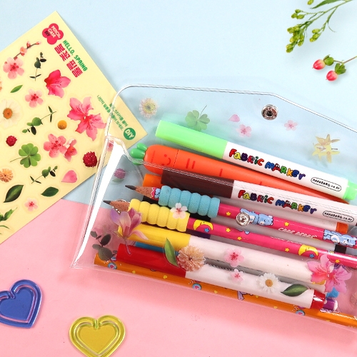 [하하당] 봄꽃 가득한 필통