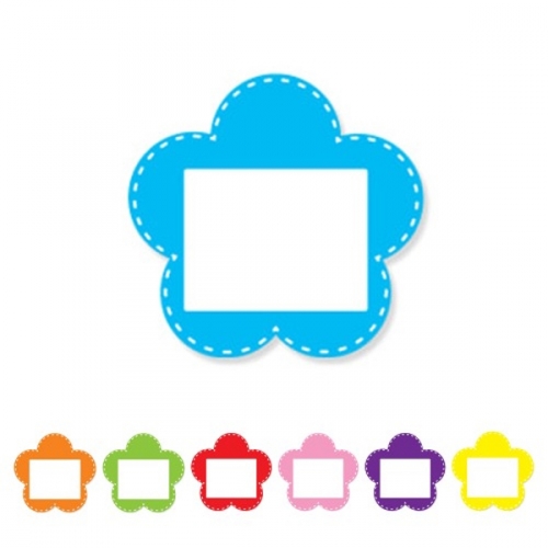 꽃 멀티네임텍(10개입) 꽃이름표 꽃명찰 목걸이이름표