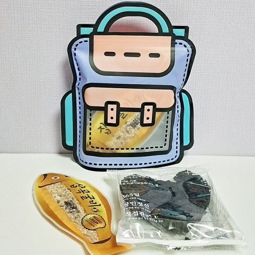 하트미역1+잡곡굴비1(가방지퍼백) 답례품