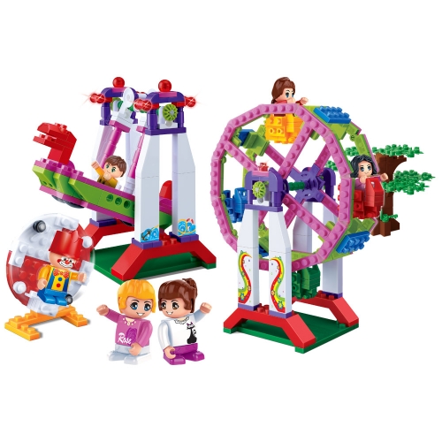 [Maskot Almacen] 조립블록 만들기_레고호환 (놀이동산)