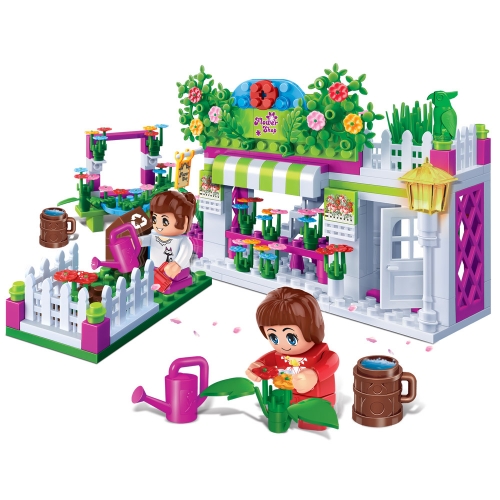 [Maskot Almacen] 조립블록 만들기_레고호환 (플라워 샵)