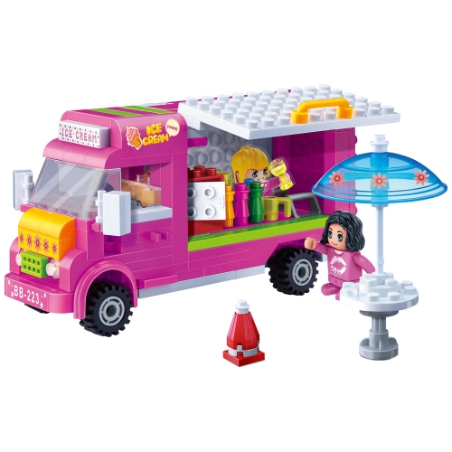 [Maskot Almacen] 조립블록 만들기_레고호환 (아이스크림 트럭)