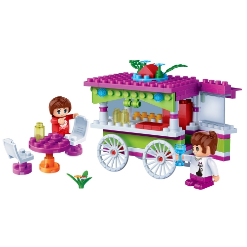 [Maskot Almacen] 조립블록 만들기_레고호환 (스트리트 카페)