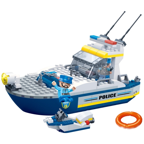 [Maskot Almacen] 조립블록 만들기_레고호환 (Police 시리즈- 경찰 경비정)