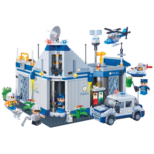 [Maskot Almacen] 조립블록 만들기_레고호환 (Police 시리즈- 경찰서)