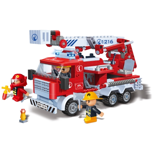 [Maskot Almacen] 조립블록 만들기_레고호환 (Fire 시리즈- 소방 사다리차)