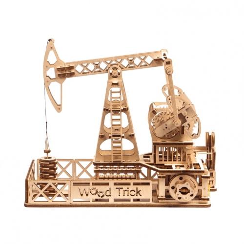 [Maskot Almacen] 우드 메카니칼 조립 모델 (Oil Derrick)