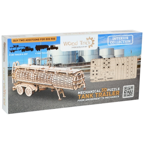[Maskot Almacen] 우드 메카니칼 조립 모델 (Tank trailer-addidion for BIG RIG)