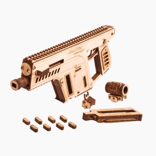 [Maskot Almacen] 우드 메카니칼 조립 모델 (Assault gun)