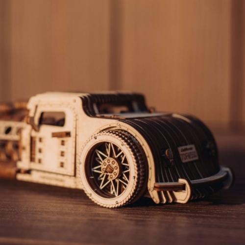 [Maskot Almacen] 우드 메카니칼 조립 모델 (Hot Rod)