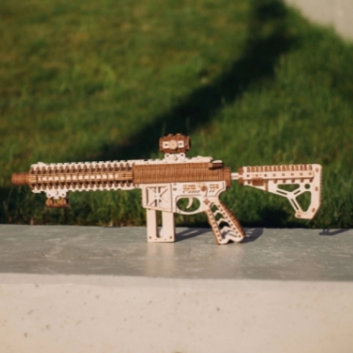 [Maskot Almacen] 우드 메카니칼 조립 모델 (Assault gun AR-T)
