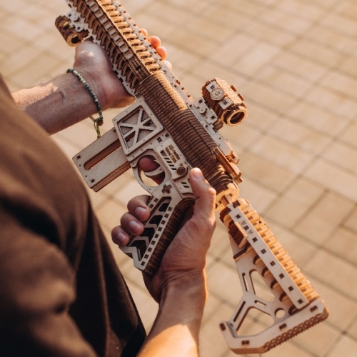 [Maskot Almacen] 우드 메카니칼 조립 모델 (Assault gun AR-T)