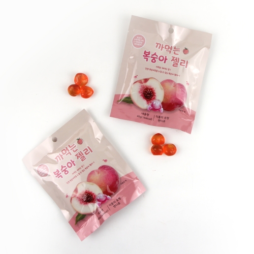 까먹는 복숭아 젤리 과일맛젤리 한입간식 복숭아맛구미 15개세트