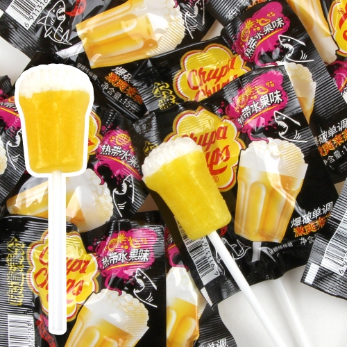 츄파춥스 맥주사탕 48개입 파인애플맛 화이트데이 막대캔디 롤리팝