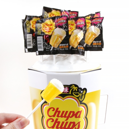 츄파춥스 맥주사탕 48개입 파인애플맛 화이트데이 막대캔디 롤리팝