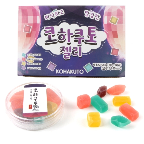 코하쿠토 구미 보석젤리 ASMR젤리 어린이젤리 보석사탕 18개세트